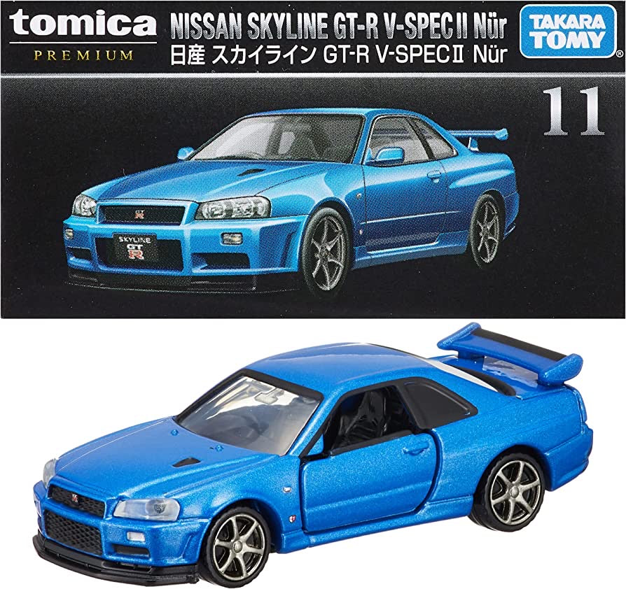 Tomica Premium Nissan Skyline GT-R R34 V-SPEC2 Nur